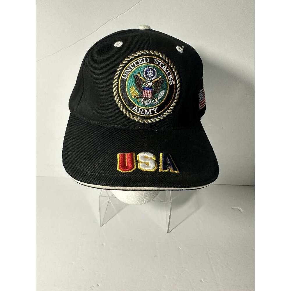 United States Army Hook & Loop Hat Embroidered Pre Owned Excellent Condition